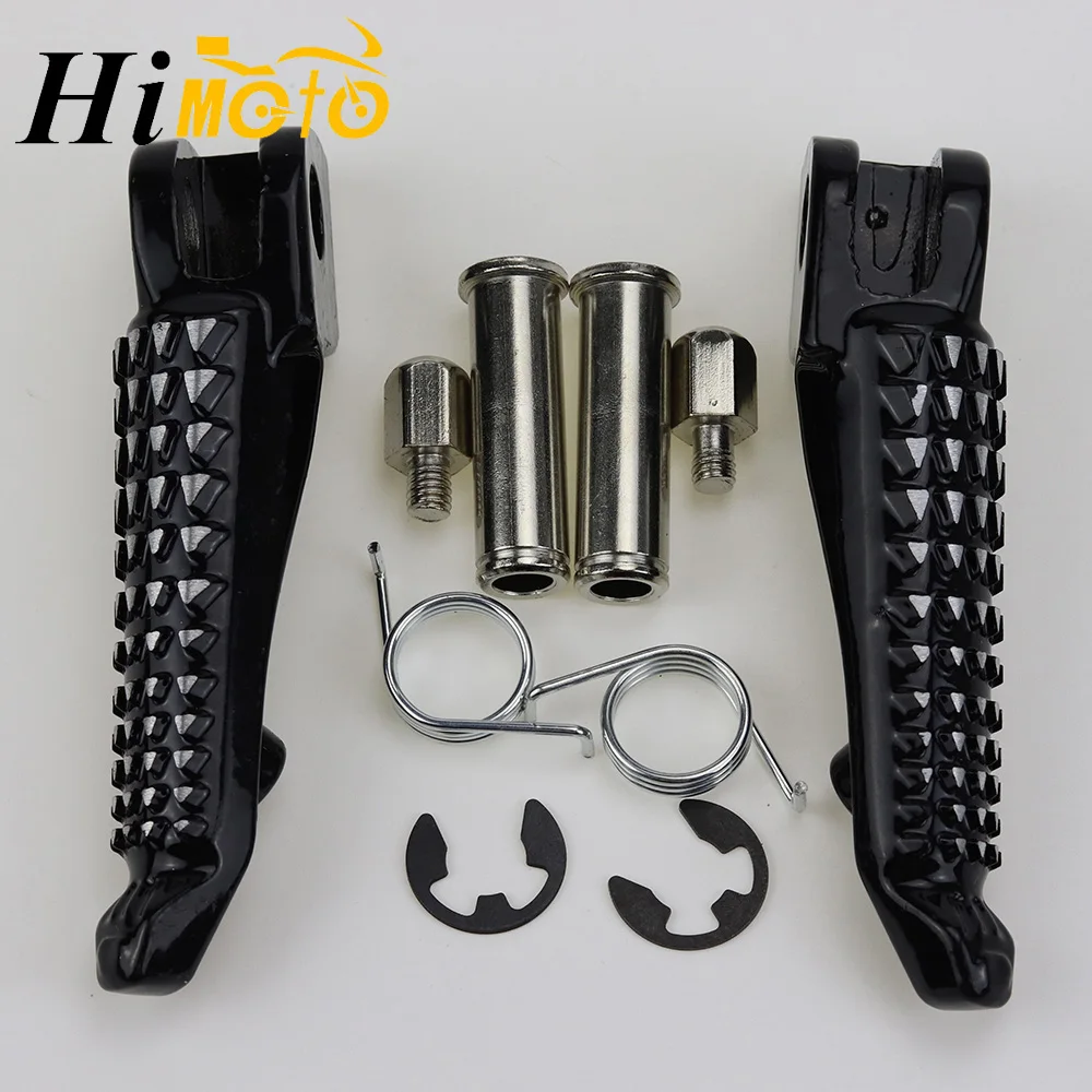 Для Kawasaki Ninja ZX10R ZX6R 250R EX250 ER6N ниндзя 650R ZZR1400 Z1000 Z750 2008-2013 Алюминий колышки для ножных опор Передние Подножки