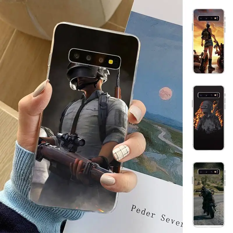 Мягкий чехол для телефона Motirunner PLAYERUNKNOWN S BATTLEGROUNDS PUBG Samsung S10 S10lite S9 S9plus S8 S7 S6