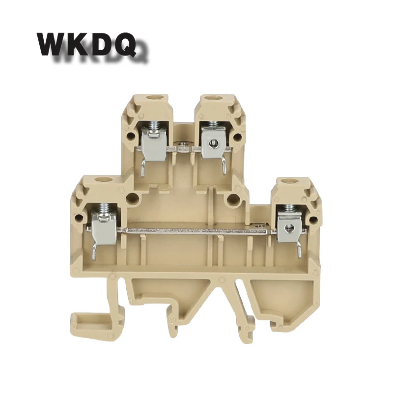 

10pcs DK 4Q/35 Equivalent to WEIDMULLER Double-deck Screw Connection Din Rail Terminal Block Connector