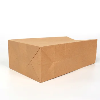 

30 Pcs Kraft Paper Bakery Bags Gift Candy Treat Bags Sacks Kraft Paper Breakfast Bag Baked Bread Food Paper Bag with 10 Sheets S