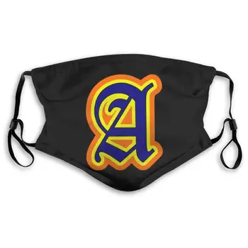 

Alphabet A Unisex Anti-Pollution Mask Dust Mask with Filter Mask Black