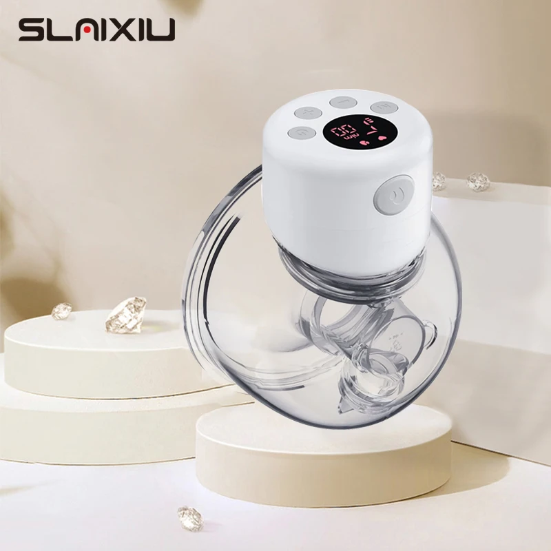 NEW Portable Electric Breast Pump Silent Wearable Automatic Milker LED Display USB Rechargable Hands-Free Portable Milk NO BPA 1 NEW Portable Electric Breast Pump Silent Wearable Automatic Milker LED Display USB Rechargable Hands-Free Portable Milk NO BPA 1