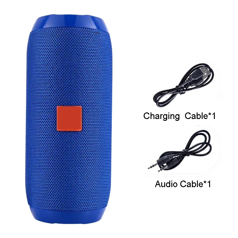 Blue TG Bluetooth бас динамик Портативный Открытый Спорт громкий динамик беспроводной мини Колонка музыкальный плеер Поддержка TF карты Hi-Fi коробки - Цвет: Blue