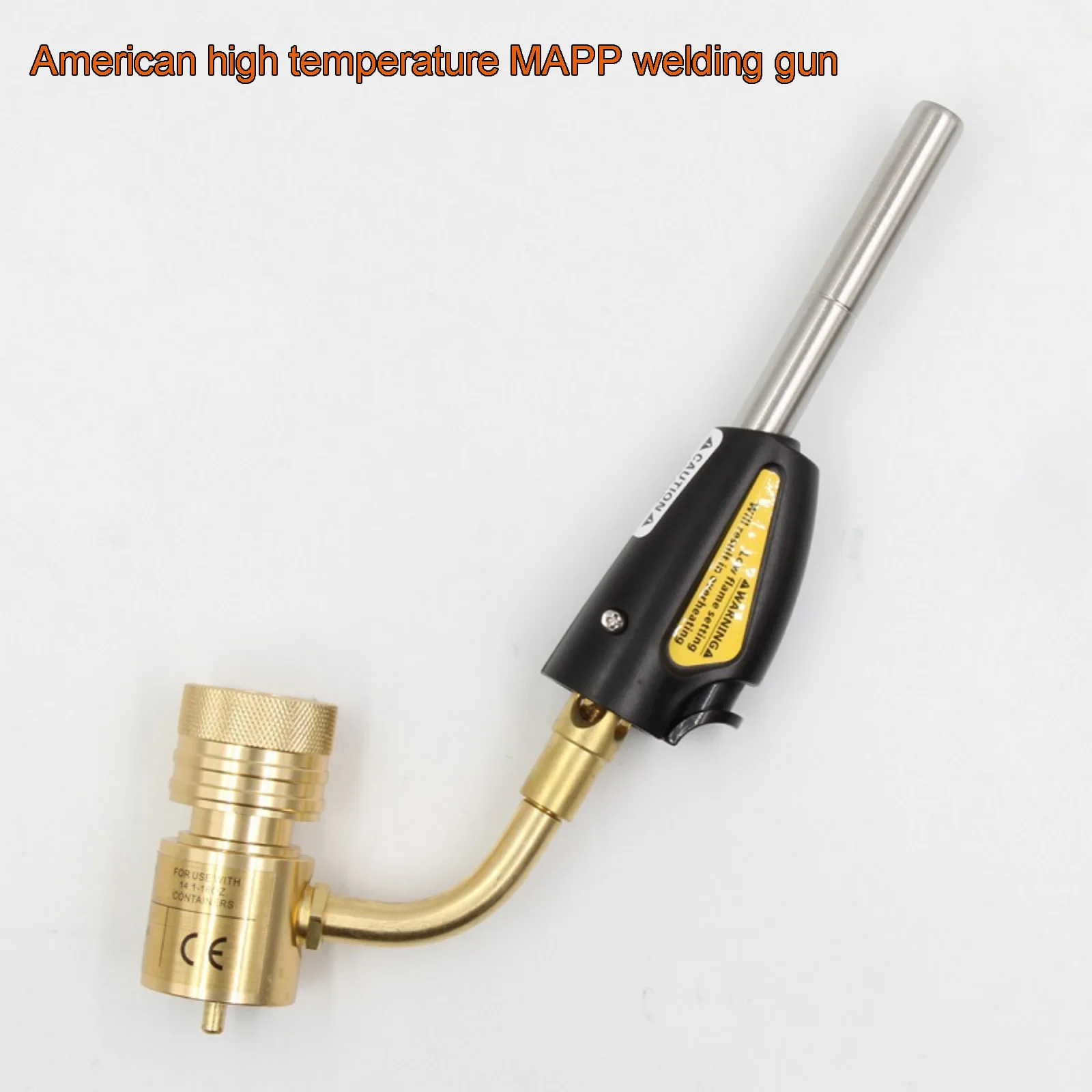 Braze Welding Torch MAPP Propane Gas Torch Gun Piezo Ignition Flame