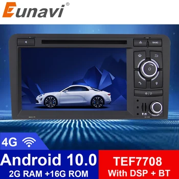 

Eunavi 2 Din Android 10 Car Multimedia DVD GPS For Audi A3 8P 2003-2012 S3 2006-2012 RS3 Sportback 2011 Headunit Auto Radio PC