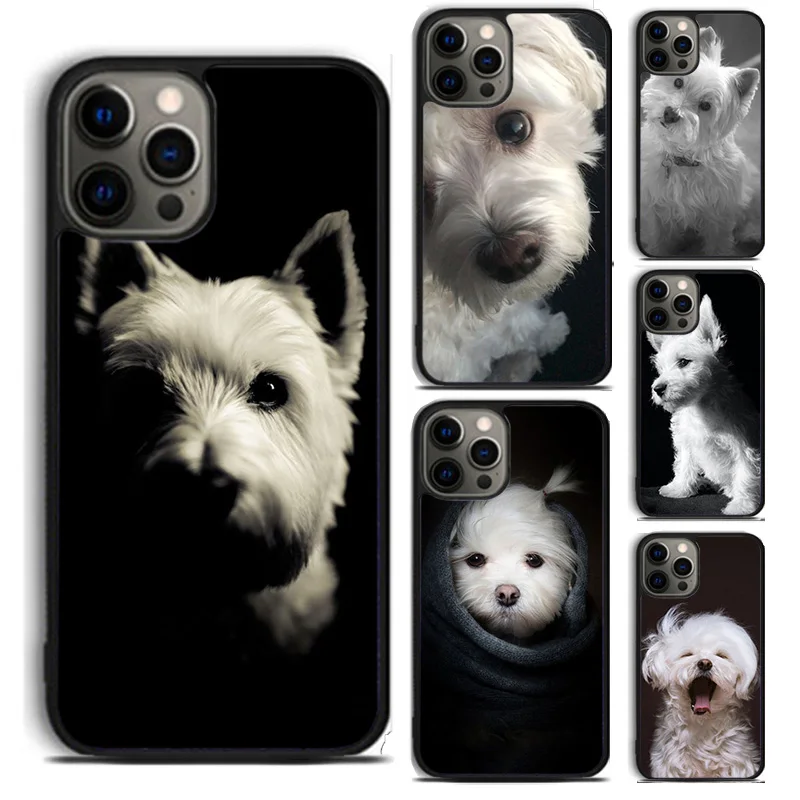 Custodia Per Telefono West Highland White Terrier Per Iphone 15 11 12 13 14 Pro Max Xs Xr 8 7 Plus Coque