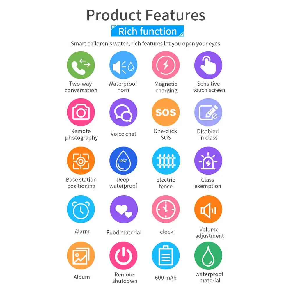 Online Reloj inteligente Original Allcall W58 para niños GPS Wifi Ip67 a prueba de agua Pantalla de 1,33 pulgadas tomar vídeo reloj inteligente para niños cámara para nadar