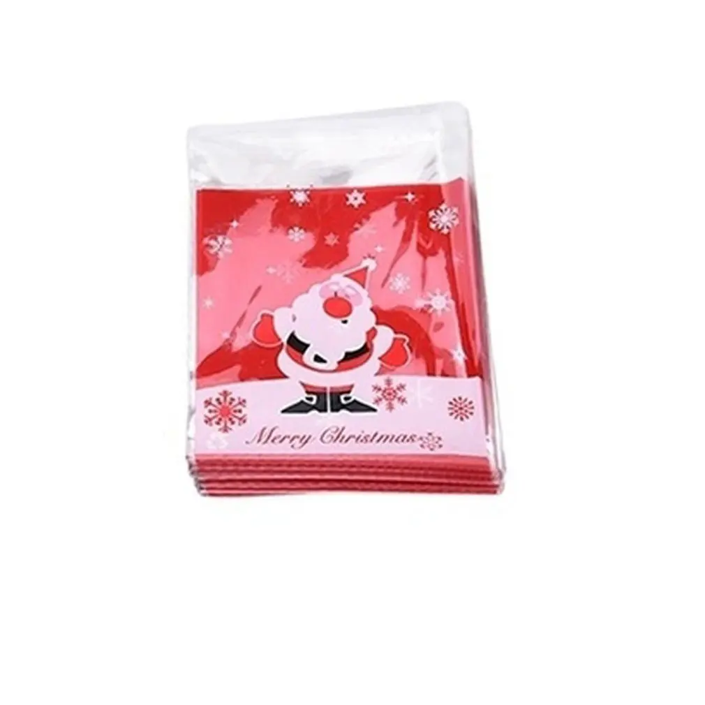 Рождественские Сумки для выпечки печенья сумки Dim Sum Конфеты Ziplock Сумки профессиональная Мода фестиваль Атмосфера