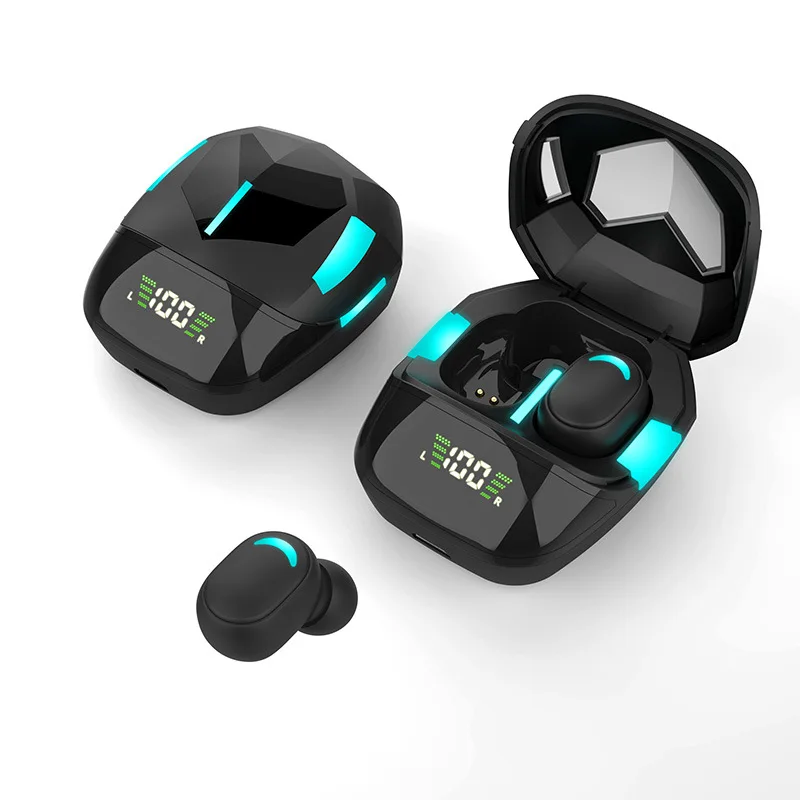 Wireless Bluetooth 5.1 Headset G7S Game TWS Real Earphone Radio Competition Low Delay In-ear Driver Headphones Earbuds PK G6S |