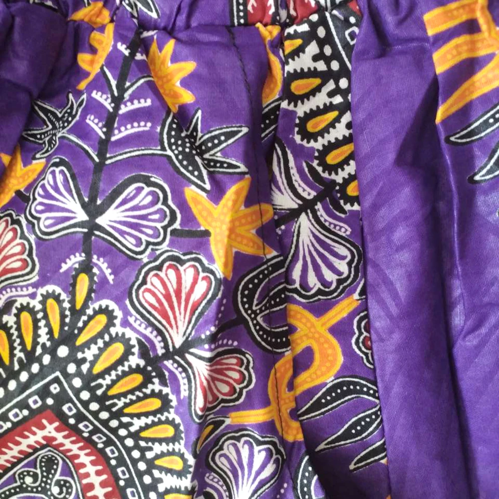 2019 Африканский Дашики фиолетовый 100% хлопок Nigaria Анкара гарантированный Hollandais настоящая восковая ткань для платья