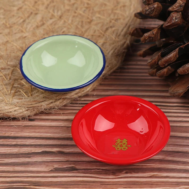 1/12 Dollhouse Miniature Accessories Mini Vintage Soup Pot Bowl Plate Simulation Model Furniture Toys For Doll House Decoration | Игрушки и