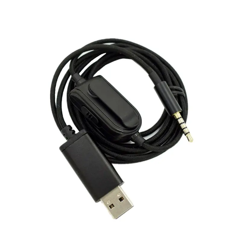 2 м игровая гарнитура Разветвитель USB удлинитель аудио кабель для Astro A10 A40 наушников