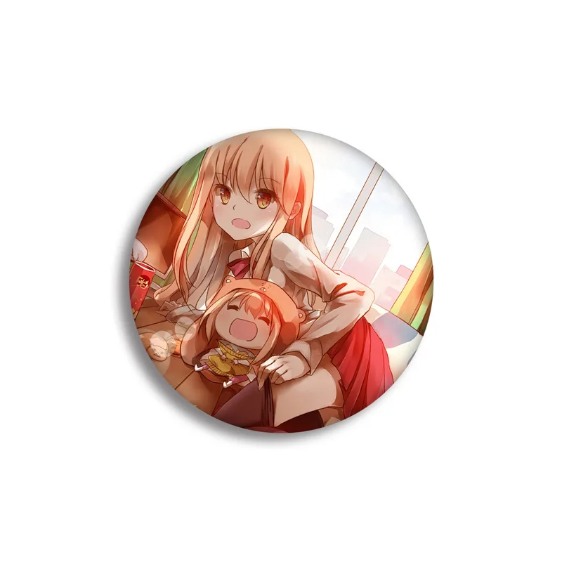 anime outfits female Kawaii Himouto Umaru-chan Anime Badges on a Backpack Anime Icons Cosplay Bedge Bags Badge Button Brooch Pin Gift winifred sanderson costume Cosplay Costumes