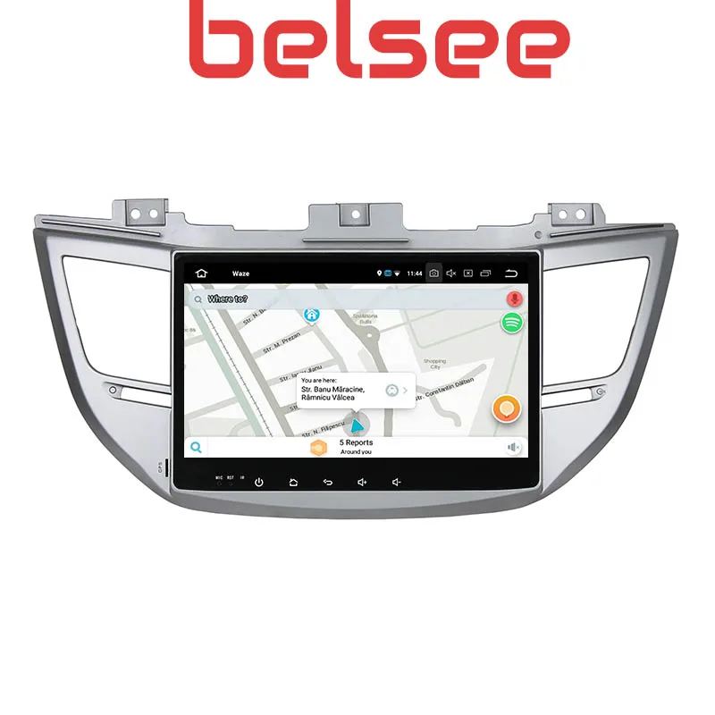Belsee Восьмиядерный PX5 Ram 4+ 64 ГБ Android 9,0 автомобильный DVD мультимедийный плеер для hyundai Tucson ix35 радио gps навигация