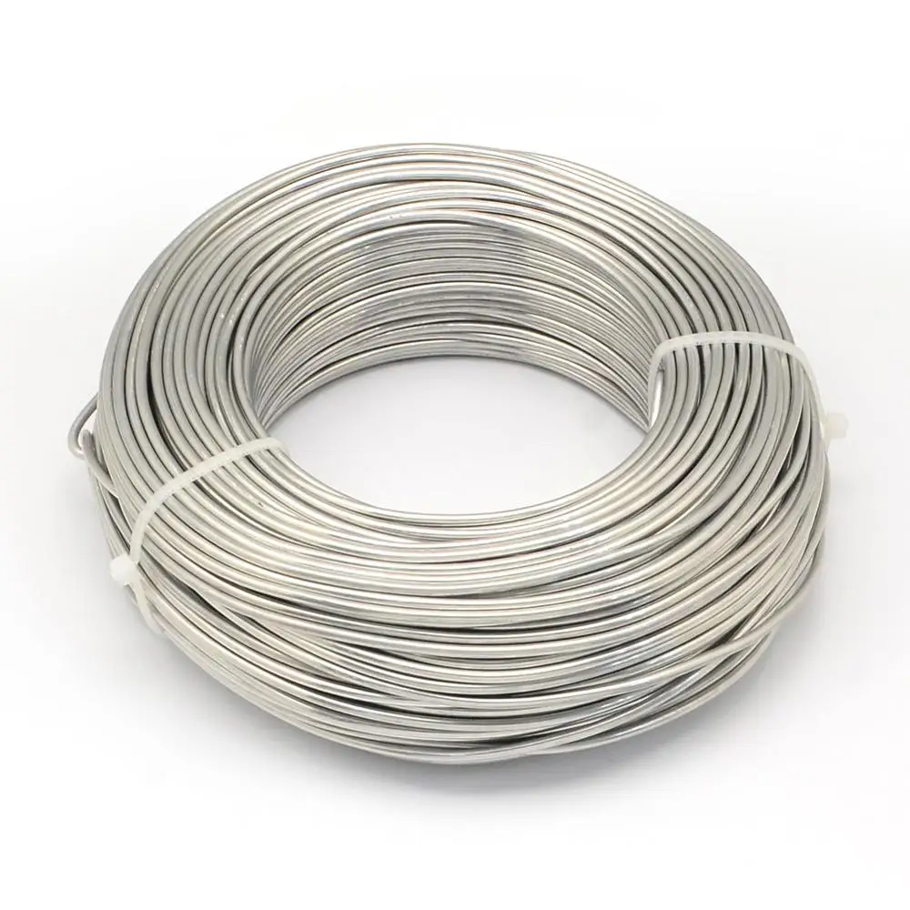 21 LightGrey 500 г 0,8 мм 1 мм 1,2 мм 1,5 мм 2 мм 2,5 мм 3 мм 3,5 мм 4 мм 5 мм 6 мм алюминиевая проволока для самостоятельного изготовления ювелирных изделий ручной работы Бисер провода - Цвет: 21 LightGrey
