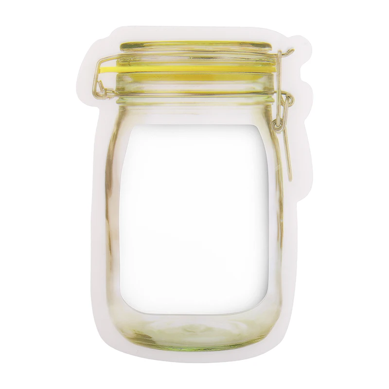 Enkrio Lot De 20 Sacs Mason Jar Réutilisables Avec Fermeture
