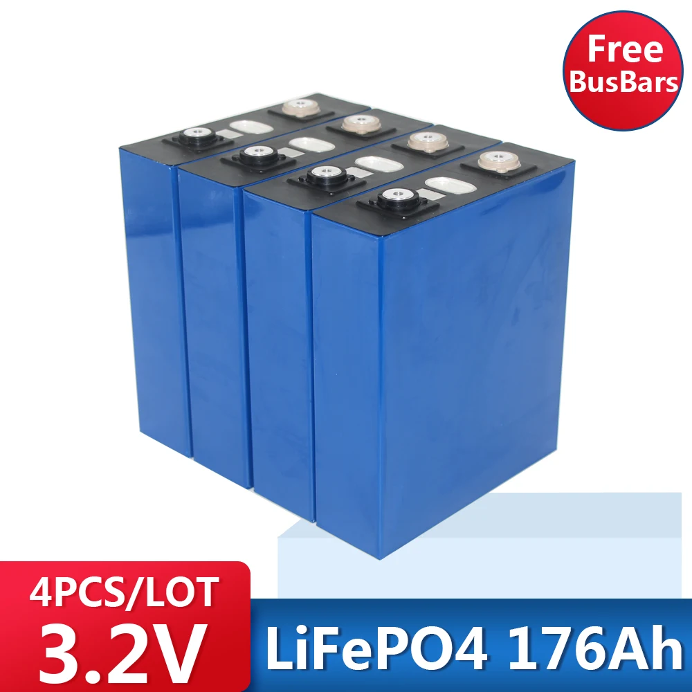 4/8/16 шт. Класс 3 2 V 176Ah LiFePO4 Батарея литий-железо-фосфатных аккумуляторов и для