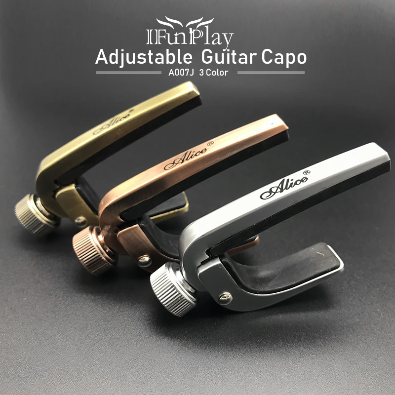 Roller Capo For Acoustic Guitar - Alice A007j Adjustable Roller Metal Guitar Capo Clamp Key Capotraste For Acoustic Electric Guitar Ukulele Silver Bronze Guitar Parts Accessories Aliexpress