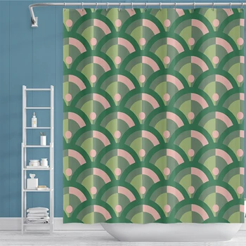 

Cassisy Stereoscopic Pattern Waterproof Shower Curtains Dot Point Bathroom Curtains Polyester Fabric Bath Curtain For Home Decor