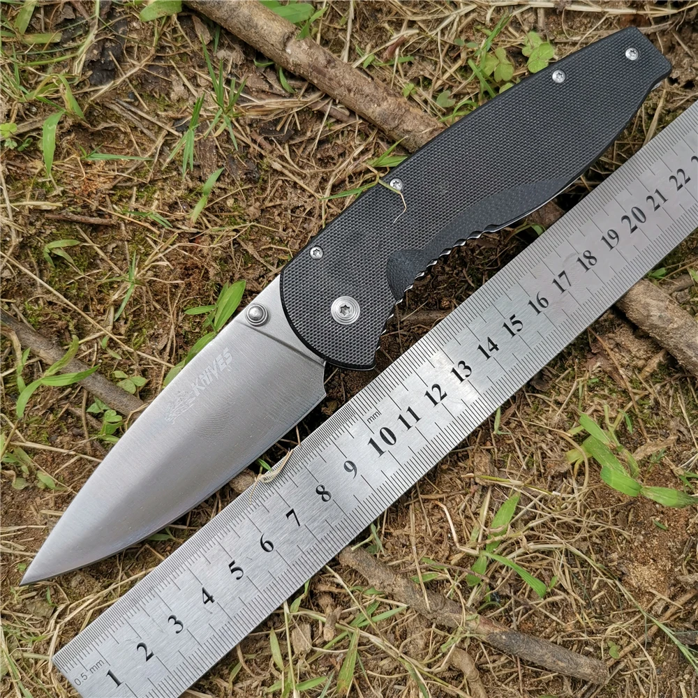 G10 Ручка 7CR15 складной нож из нержавеющей стали походный спасательный нож EDC для барбекю, альпинизма, кемпинга инструменты