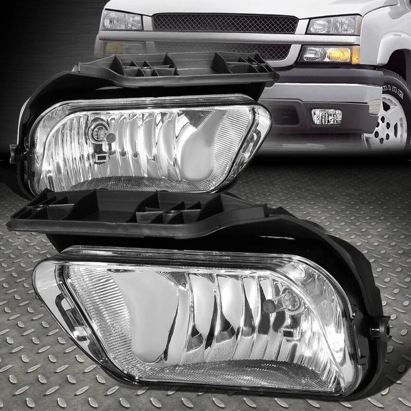 1 пара передних приводных противотуманных фар для CHEVY SILVERADO Clear 04-07 1500 2500