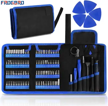 

FROGBRO Screwdriver Set 126 IN 1 Precision Multi-Bit Multifunctional Opening Repair Screw Nut INSULATED Hand Home Tool for Phone