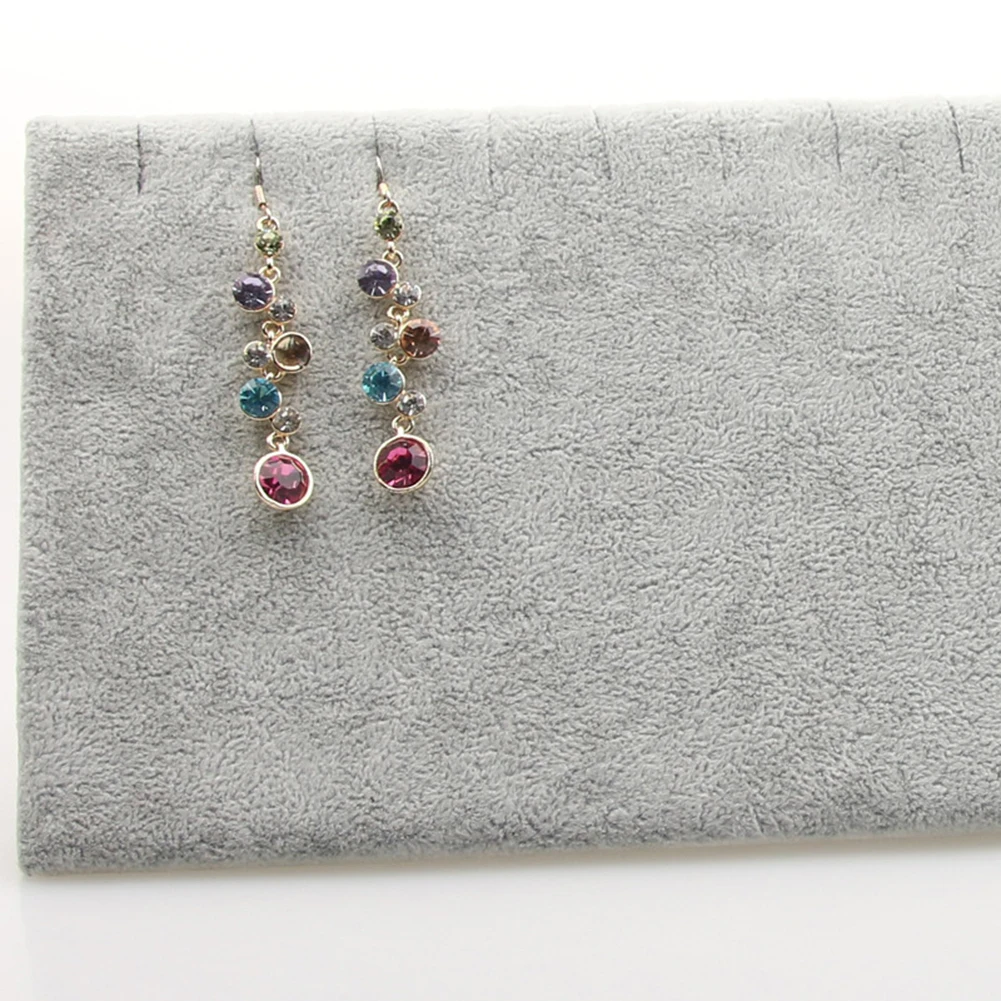 L Shape Velvet Necklace Chain Bracelet Display Stand Board Jewelry Holder Rack Jewelry Display Prop