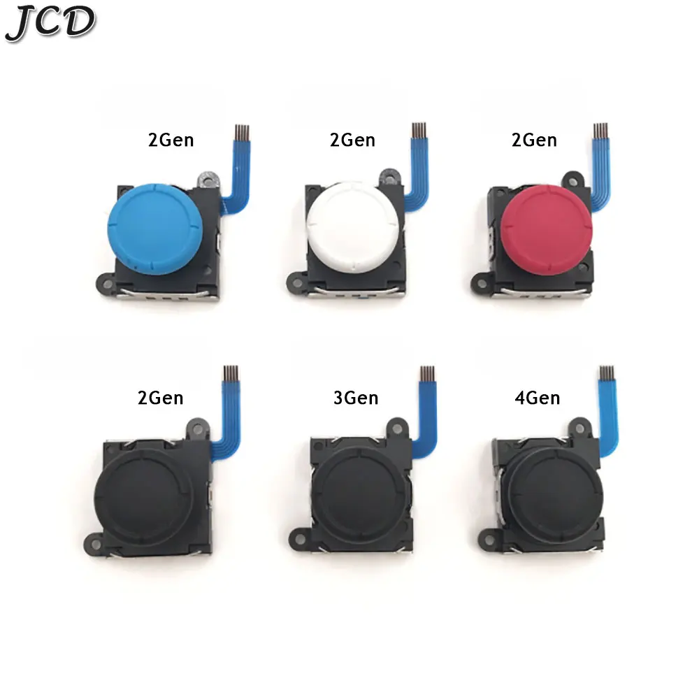 

JCD Original New 3D Analog Stick Joycon Controller Joystick Thumb Sticks Sensor Replacement for Switch joy-con NS LITE console