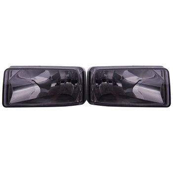 

1 Pair Left Right Smoke Bumper Fog Light Lamps 3000K 5202 DC12V 24W Halogen Bulb, for 2007-2013 Chevy Silverado 1500 Tahoe
