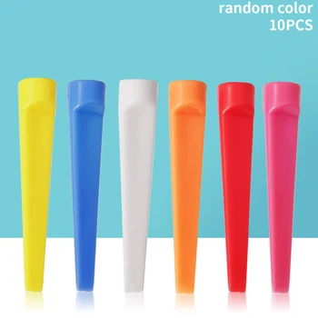 

10pcs Stable Anti Flying Accessory Easy Apply Outdoor Portable Training Aids Golf Tees Self Standing Flat Shape Sport Plastic