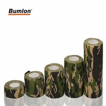 

2pcs/set Hunting Stealth Adhesive Plaster Self-adhesive Waterproof Non-Slip Camo Tape for Paintball Airsoft Rifle Accessories