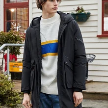 SEMIR, зимняя мужская куртка, s Качество, тепловое плотное пальто, снежный, красный, черный, Мужская теплая верхняя одежда, модная, белая, утиный пух, куртка для мужчин