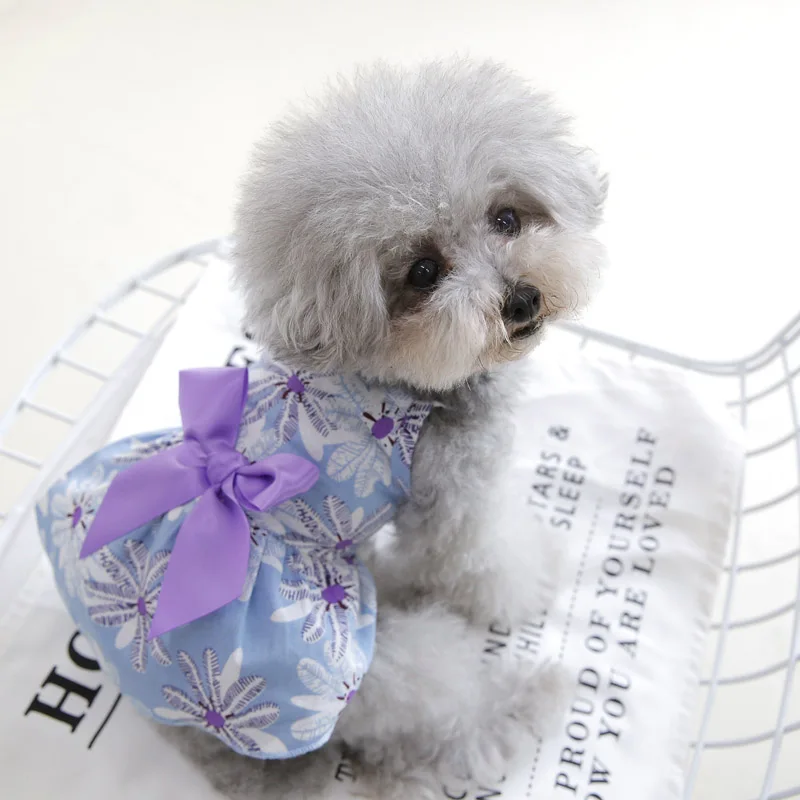 Summer Print Pet Clothes Dog Dress For Dogs Chihuahua Summer Princess Dog Dresses York Clothes For Dogs Pet Cat Dress Yorkshire Dog Dresses Aliexpress