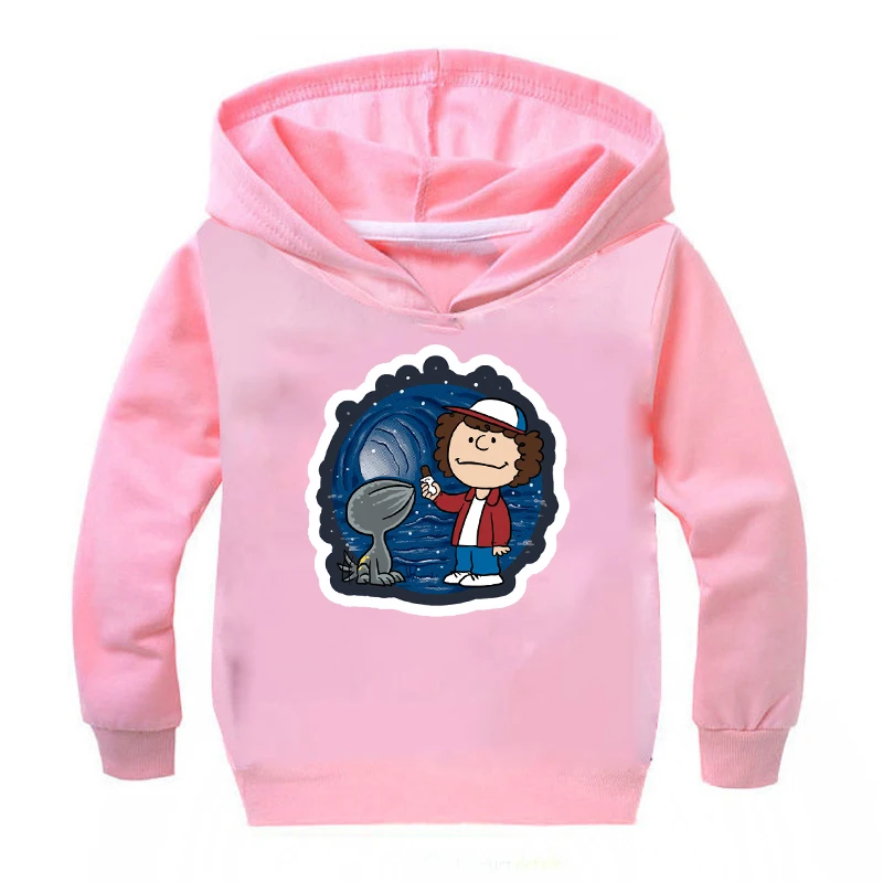 Hoodies 8 Детский свитер; толстовки с капюшоном; сезон весна-осень; Одежда для маленьких девочек и мальчиков с принтом «странные вещи»; спортивная одежда; светящаяся одежда; Moletom Infantil Baju - Цвет: Hoodies 8