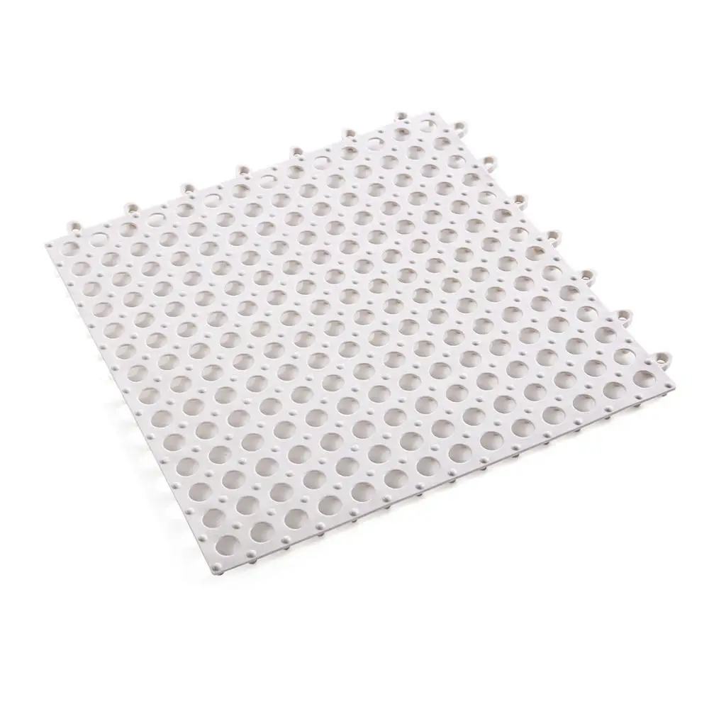 30*30 см Cuttable Splice ванная комната нескользящий коврик для ванной водяная подушка Бытовая душевая Ванна Слив для ног - Цвет: Белый