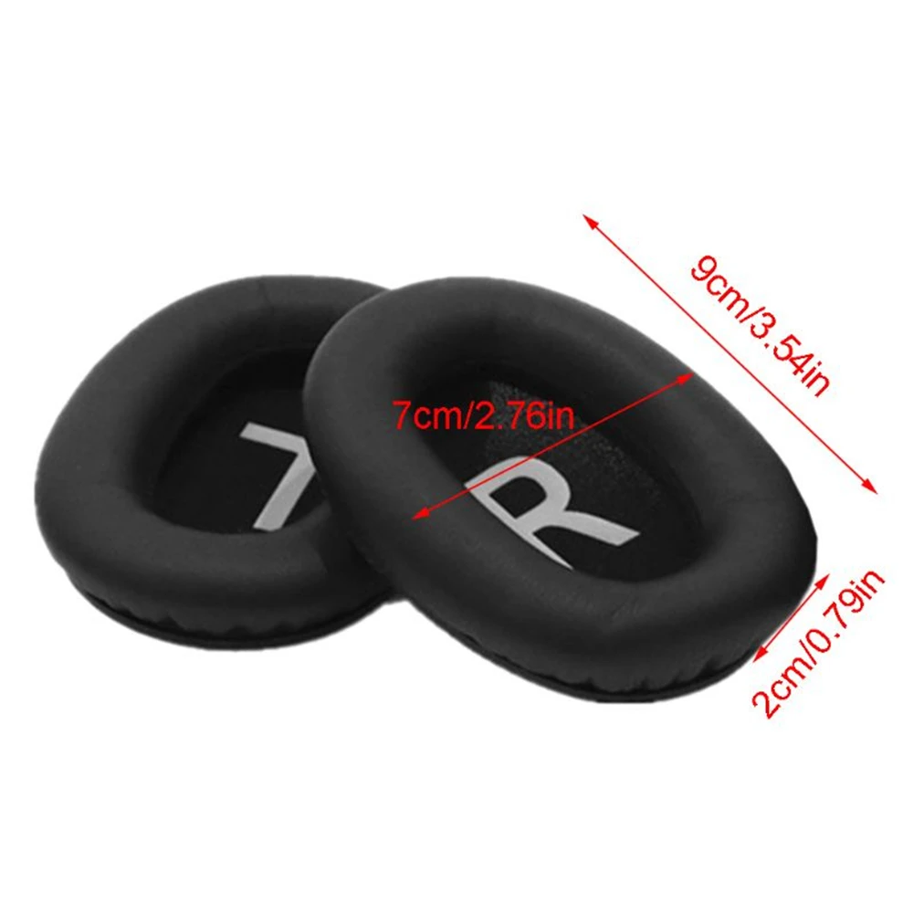 1Pair Replacement Protein Leather Ear Pads Cover Muffs Cushions Kit Earpads Repair Parts For Dyplay Urban Traveller 2 Headphones