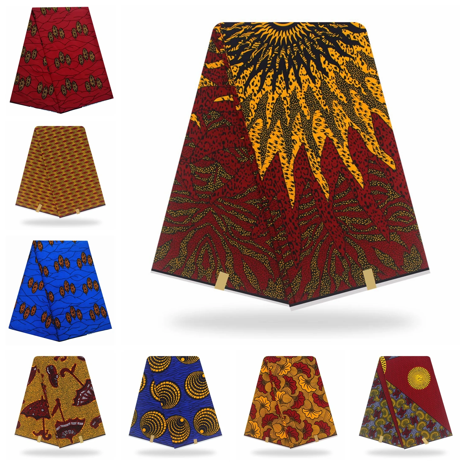 Настоящий батик в африканском стиле воск печати Ткань Голландский парафин Анкара шитье Африканский Tissus Воск Ткань 6 ярдов Нигерия хлопок Гана ткань