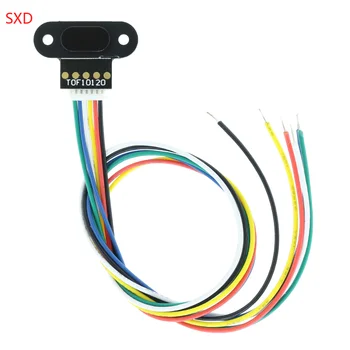 

free shipping 5pcs TOF10120 10-180cm Laser Range Sensor Module Distance Sensor RS232 Interface For Arduino I2C 3-5V