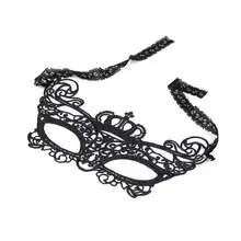 Потрясающие черные венецианские маскарадные маски глаз Хэллоуин вечерние кружевные маскарадные платья