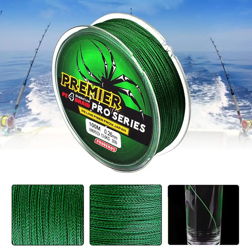 

100M Strong Braided Wire Fishing Line 6-100LB PE Fish Line Multifilament Carp Super Strong Fishing Rope Line Fishing Accessories