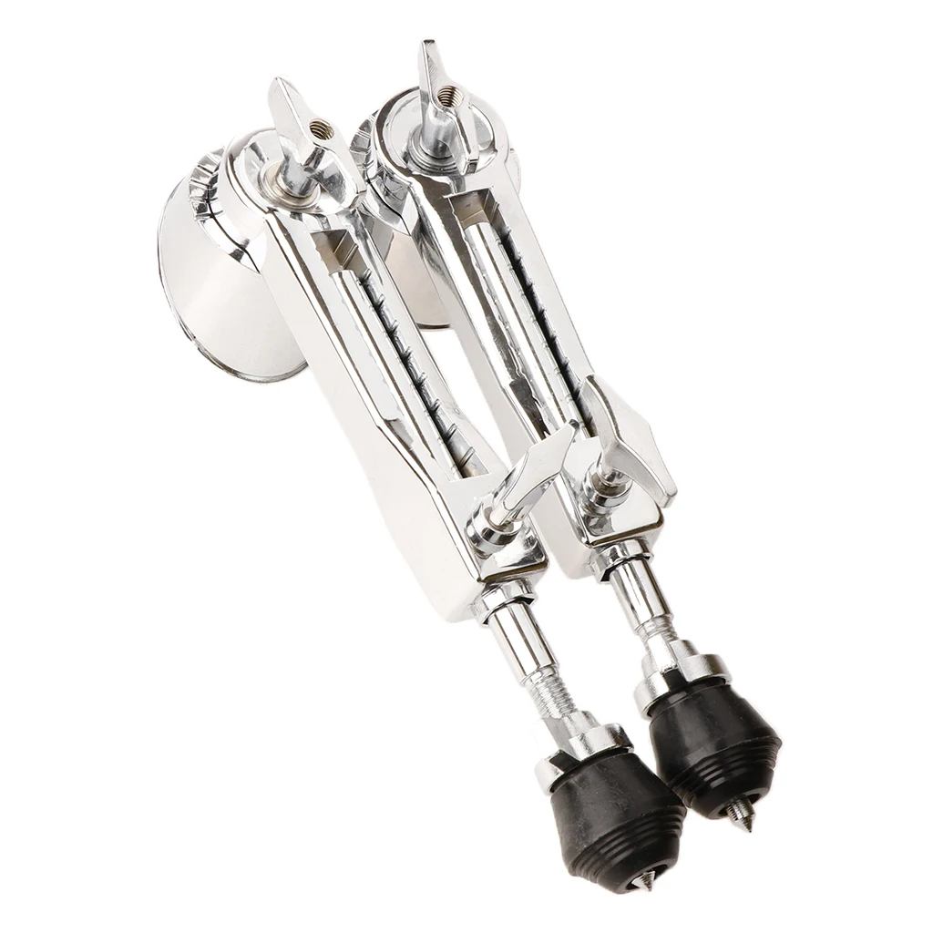 Bass Drum Legs, Bass Drum Spurs 1 Pair Iron Plating Metal AntiRust