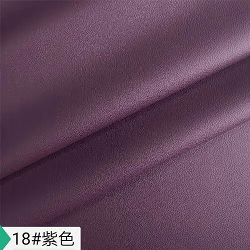 18 Nice PU leather Fabric, Faux Leather Fabric for Sewing, PU artificial leather for DIY bag material - Цвет: 18