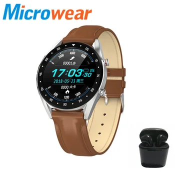

L7+Earphone/Set Smartwatch 2019 Blood Pressure Blood Oxygen IP68 Waterproof ECG Smart Clock Smartwatch Men Reloj Deportivo VS L5