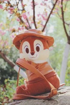 

Original Chip 'n' Dale Chip Plush Doll Backpack School Bag Soulder Bag Stuffed Toy Kid Gift