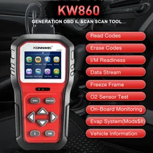 Professionele OBD2 Scanner KW860 Auto Diagnostische Obd Ii Auto Scan Tool Code Reader Duidelijke Fout Fout Codes OBD2 Automotive Scanner