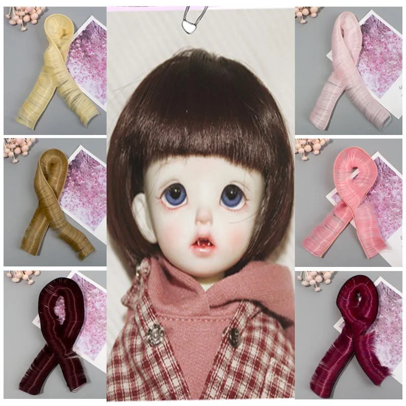 

50PCS/LOT Doll Accessories Doll Tress DIY BJD Doll Hair 5CM
