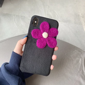 

5304-109 velvet case for iphone 11 winter back cover