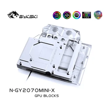

Bykski Full Coverage RGB/A-RGB GPU Water Cooling Block For VGA AX RTX2060/2070/2060TI/2070TI Mini Graphics Card N-GY2070MINI-X