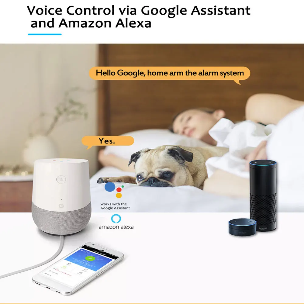 TUGARD G30 Tuya Wifi Gsm Home Burglar Security Alarm System Door Sensor Detector Kit Smart Life Alexa Google Apps Control