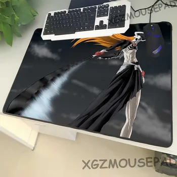 

XGZ Anime Large Size Gaming Mouse Pad Lock Edge Comfort BLEACH Computer Desk Mat Rubber Skull Black Knife Non-slip 60x30